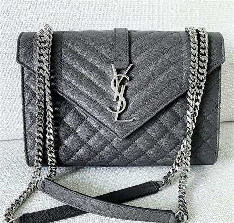 ysl purse gray|YSL black purse price.